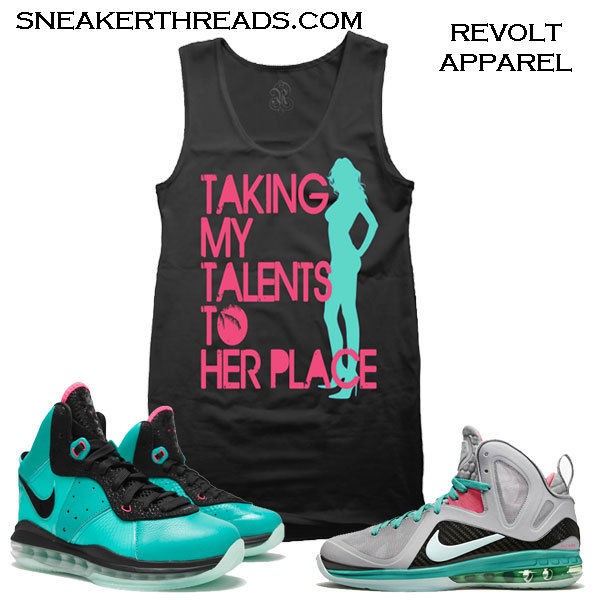 REVOLT APPAREL TAKING TALENTS SOUTH BEACH LEBRON 8 9 TANK