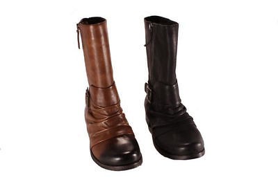 Vince Camuto Black OR Brandy Shada Mid Calf Boots Womens Shoes Medium 