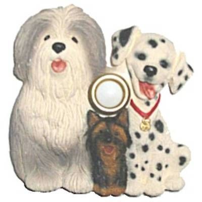 Dalmatian Dog Doorbell Door Bell Sheepdog Yorkie Illuminated Belgian 