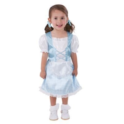   GIRLS HALLOWEEN SEQUIN COSTUME DOROTHY THE WIZARD OF OZ LACE TRIM
