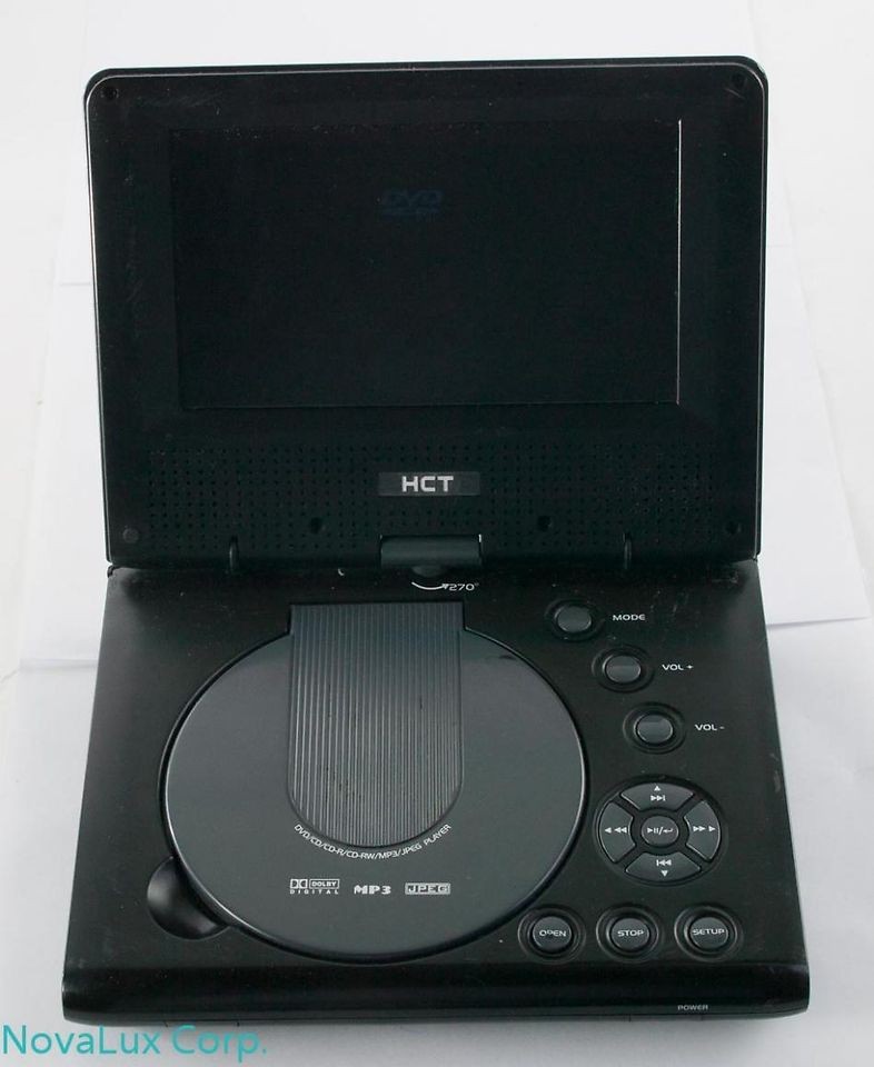 HCT Portable DVD Player HPD Parts or Repair Only