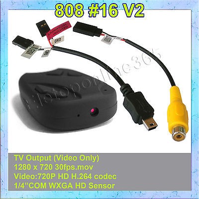   16 V2 Lens B Car Key Chain Camera Mini DVR HD 720P Camcorder Video out