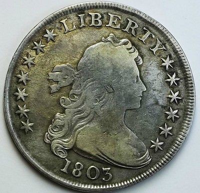 1803 Draped Bust $1 Dollar, Heraldic Eagle, NR You Grade