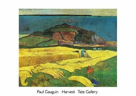 New The Harvest Eugène Henri Paul Gauguin Print