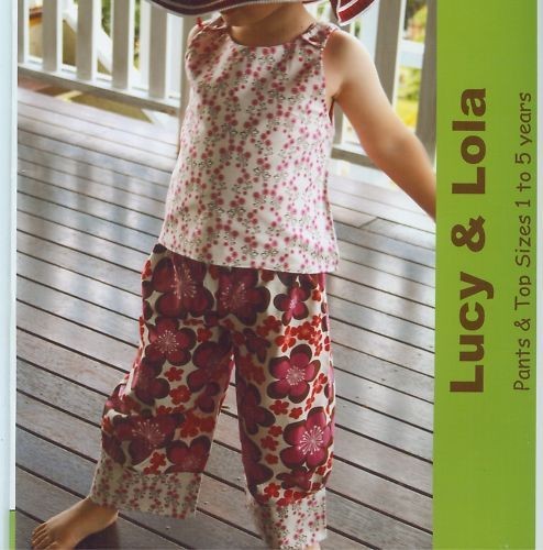 Little Bird EASY Pattern LUCY & LOLA 2 piece Pants Top Sz 1 5 BEGINNER 