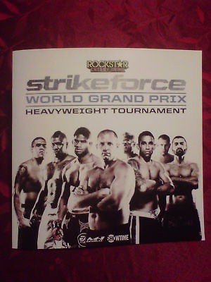 NEW & RARE STRIKEFORCE PROGRAM 2/12/11   ANTONIO SILVA VS. FEDOR 