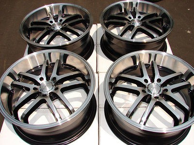   5x100 Polished Wheels ES300 ES330 Lexus Sorento Eclipse RSX MR2 Rims