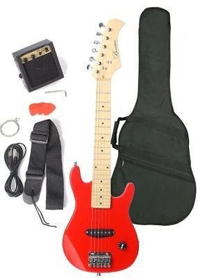 Barcelona Kid Series Electric Guitar Pack with 5 Watt Amp and Gig Bag