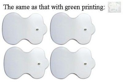   Electrode Pads for Electronic TENS Massagers and Acupuncture Machines