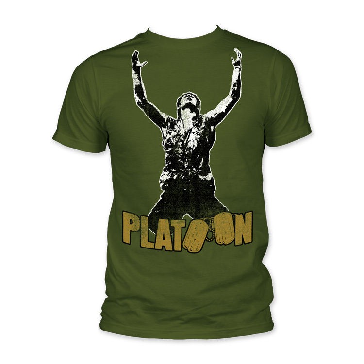 NEW Men Women Sizes Platoon Sargent Elias Classic Movie Pose Poster T 