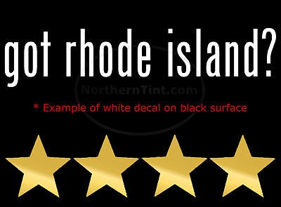 got rhode island? Vinyl wall art car decal sticker