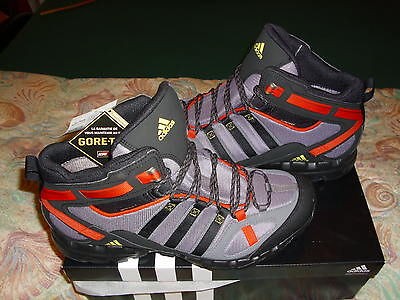 MENS ADIDAS AX 1 MID GORE TEX SUPER HIGH TRACTION HIKIING BOOTS SIZE 