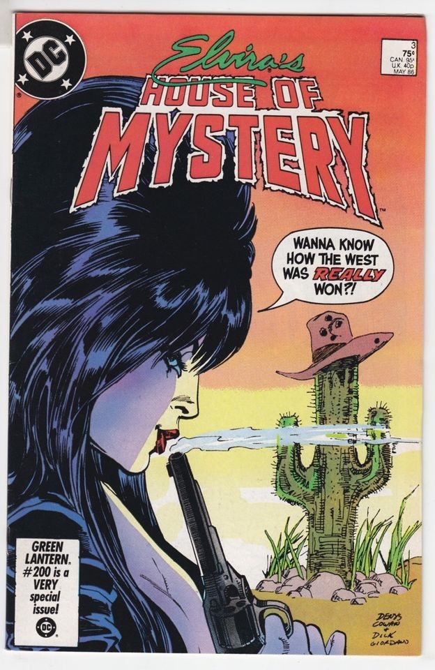 ELVIRA HOUSE OF MYSTERY 3 DC COMICS 1986 NM 