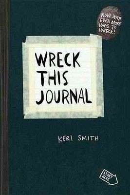 Wreck This Journal (Black) Expanded Ed. by Keri Smith (2012, Paperback 