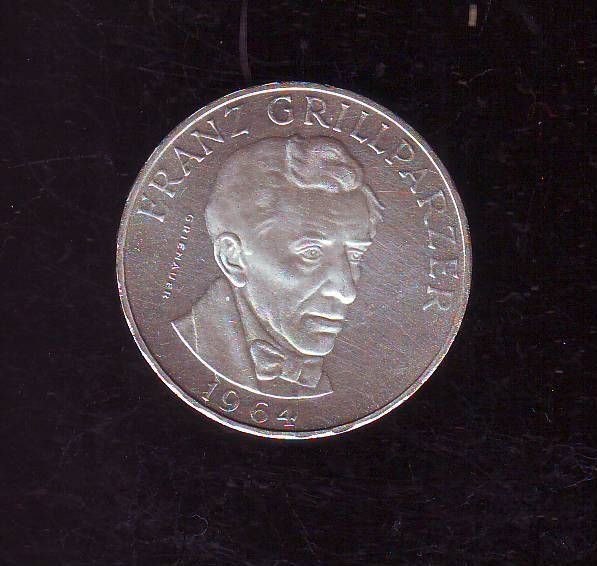 AUSTRIA 25 SCHILLING 1964, PROOF, 22 3*