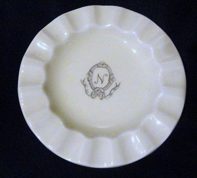 Grand Hotel National Lucerne Switzerland Porcelain Ashtray Suisse 