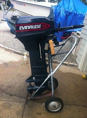 1998 Evinrude 9.9HP Outboard Motor 2 STROKE 15 Tiller Engine 9.9 Water 