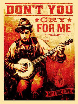 Shepard Fairey Poster Print Oh Susannah Americana Neil Young S/N X/450 