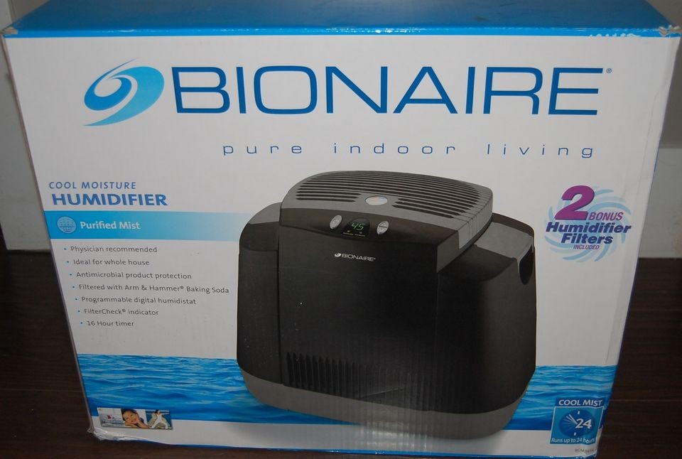 New Bionaire Cool moisture purified Mist Large Humidifier BCM3656