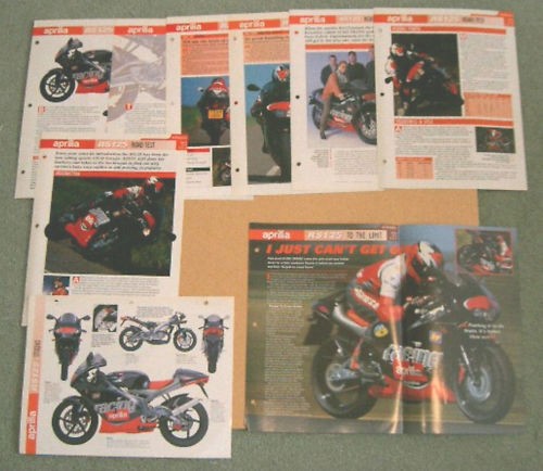 APRILIA RS125 ESSENTIAL SUPERBIKE FILE RS 125 BIKE FACT