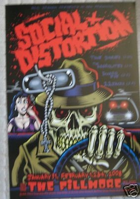   DISTORTION F914 AGGROLITES TONE JUNKIES FILLMORE POSTER Jim Phillips