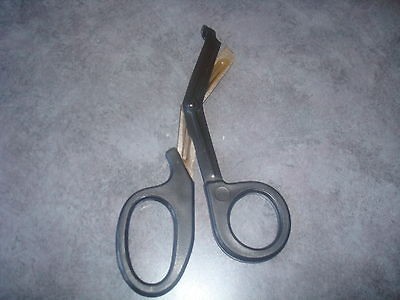 PARAMEDIC EMT TRAUMA SHEARS SCISSORS FIRST AID 7.25 Black finish