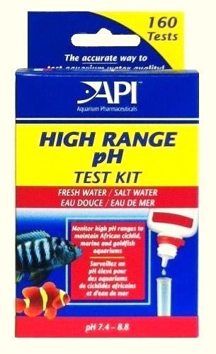 New Api High Range PH Test kit for Fresh / Salt / Reef Aquarium 