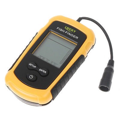 100m Portable Sonar Sensor Fish Finder Alarm Transducer in Fishfinders 