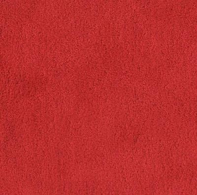 RED DOUBLE SIDED MINKY FLEECE FABRIC $8.99/YARD