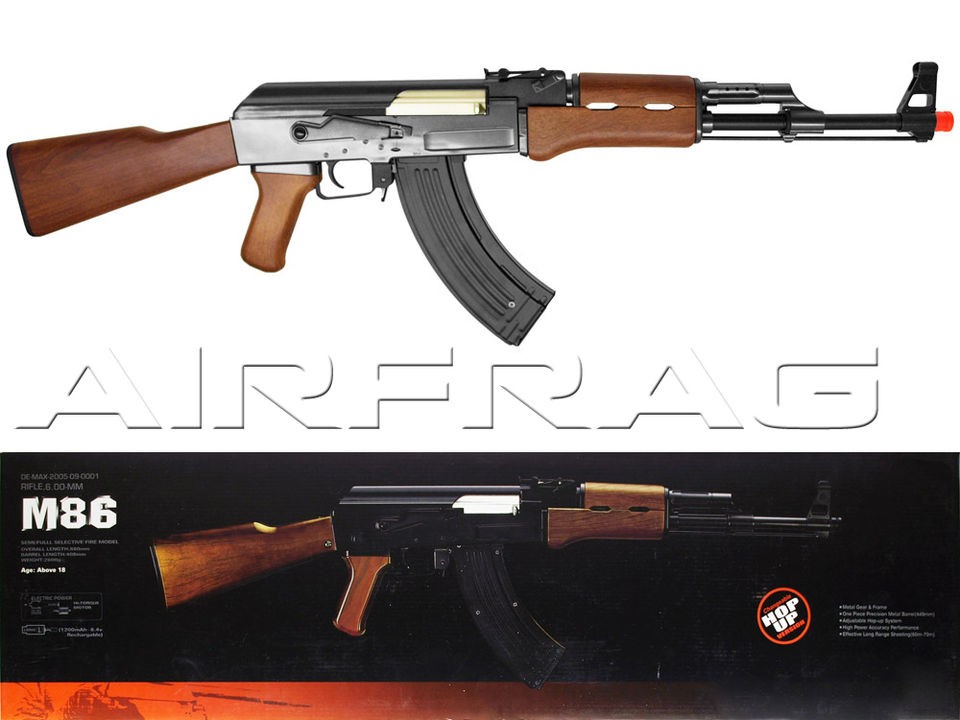   M86A AK47 Electric Airsoft Rifle Metal & ABS Automatic AEG AK74U CM042