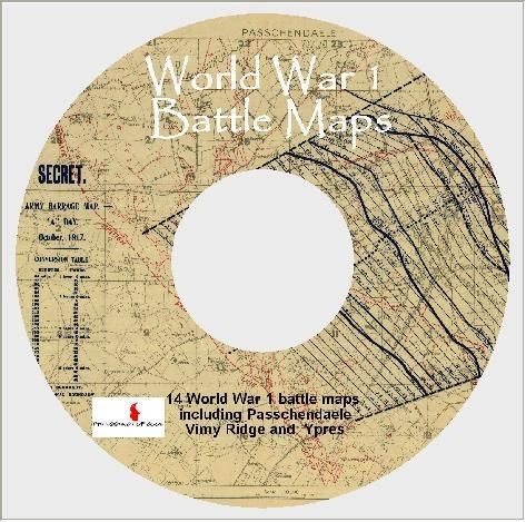 World War 1 Battle Map Images Poelcappelle Passchendaele Ypres Vimi 