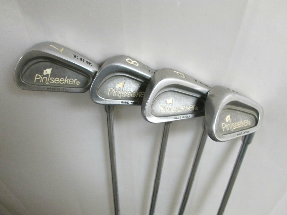   MENS INDIVIDUAL IRONS 7,8,PW & SW GOLF CLUBS STEEL STIFF FLEX