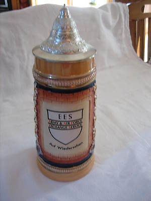 Large Gerz German Lidded Beer Stein 11 ½” Rare