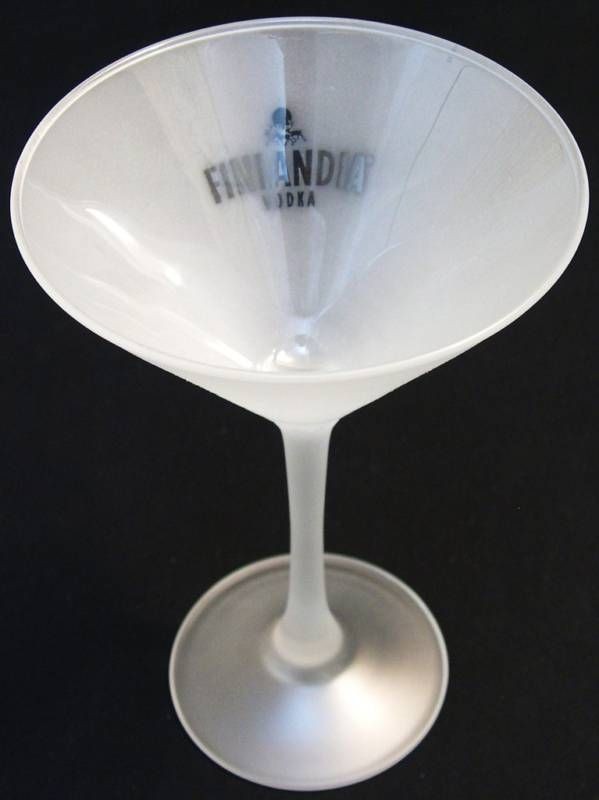 Martini Glasses Arc France FINLANDIA VODKA Frosted