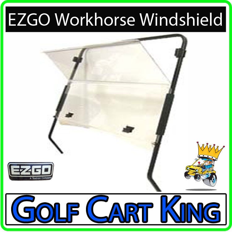  workhorse golf cart folding flip clear windshield made in the usa 