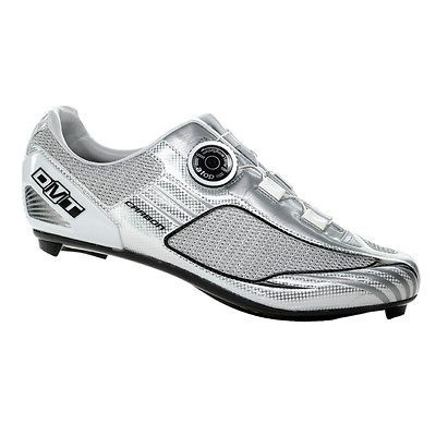 DMT Prisma 2.0 White Silver Road Bike Cycling SPD SL Shoe Black