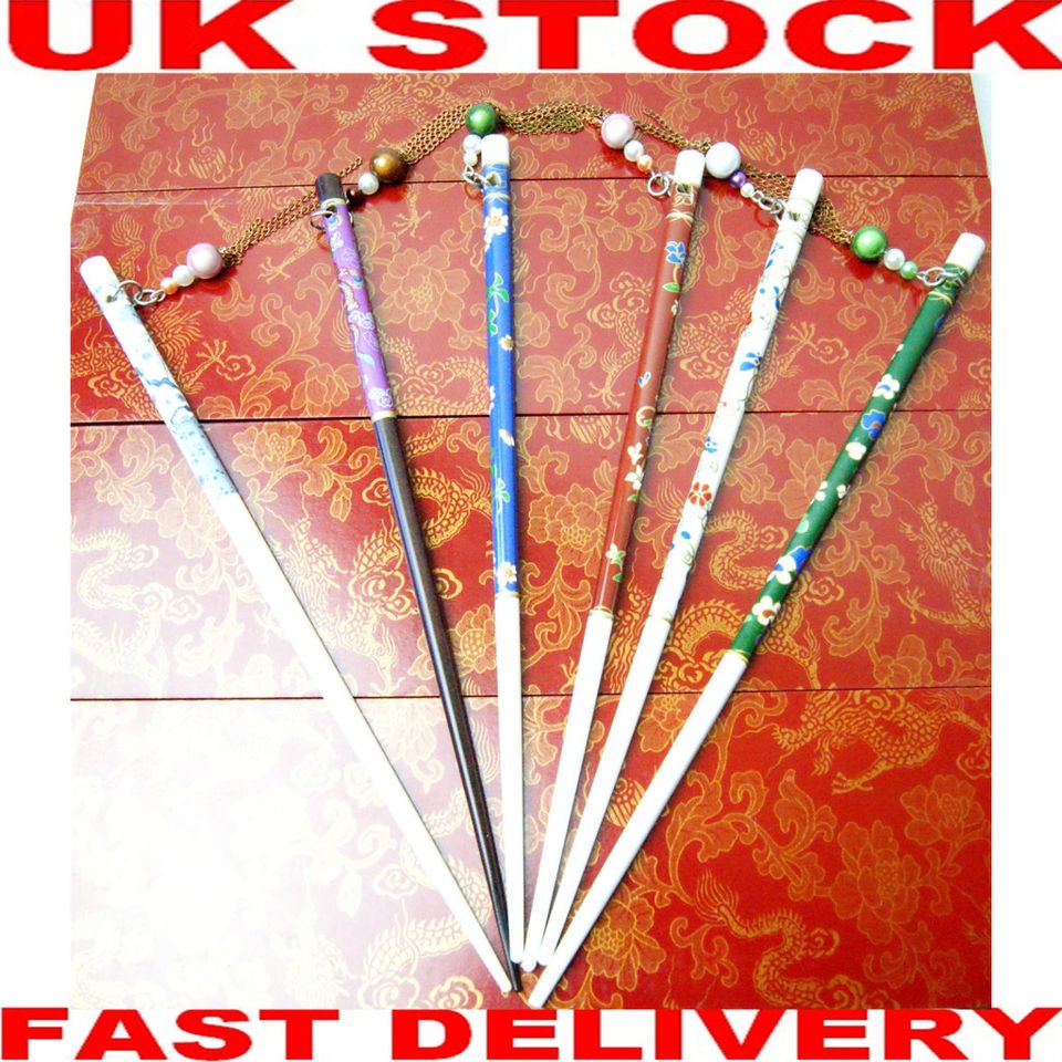   Ladies Womens Occasion Chinese Japanese Oriental Hair Chopsticks