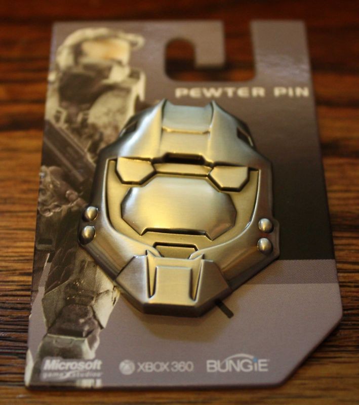 HALO Pewter Pin HELMET reach xbox