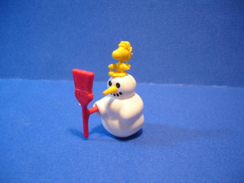 Woodstock on Snowman Snoopy Action figure