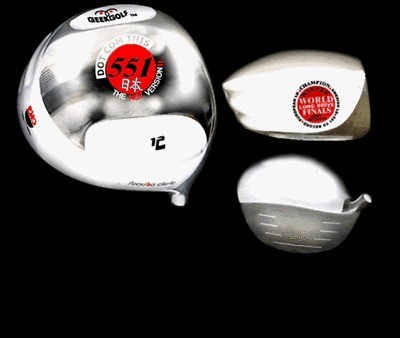 JAPAN WHITE GEEK GOLF DOT COM THIS 551 REMAX WORLD LONG DRIVE CUSTOM 