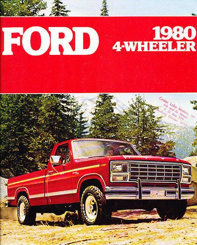 1980 Ford F 150 4 wheeler Truck Sales Brochure