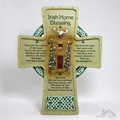 Abbey Press Irish Home Blessing Prayer Wall Celtic Cross