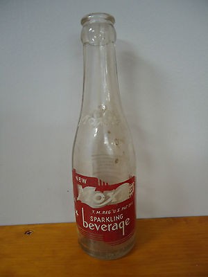 Vintage Moxie Clear 7 oz Glass Bottle Boston Mass ACL