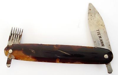 Antique TIEMANN Faux Tortoiseshell Fleam/Bleeder/Scalpel Blood Letting 