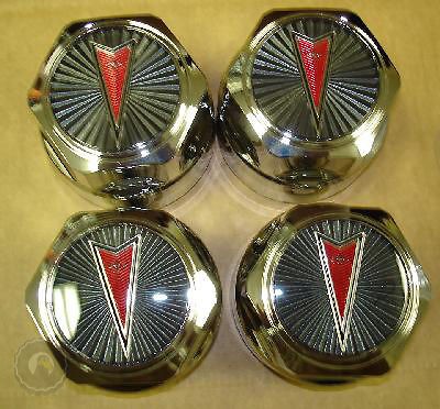   Trans Am GTA Center Caps Wheel Hub CHROME GRAY PONTIAC SET OF 4