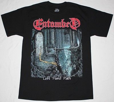 ENTOMBED LEFT HAND PATH90 DISMEMBER AT THE GATES DEATH NEW BLACK T 