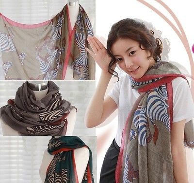   Pattern KHAKI Feminine Autumn Scarf Muffler F/W Fashion (72x29