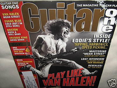 GUITAR ONE May 2006 Van Halen Nile Rodgers Mimi Fox TAB Mean Street 