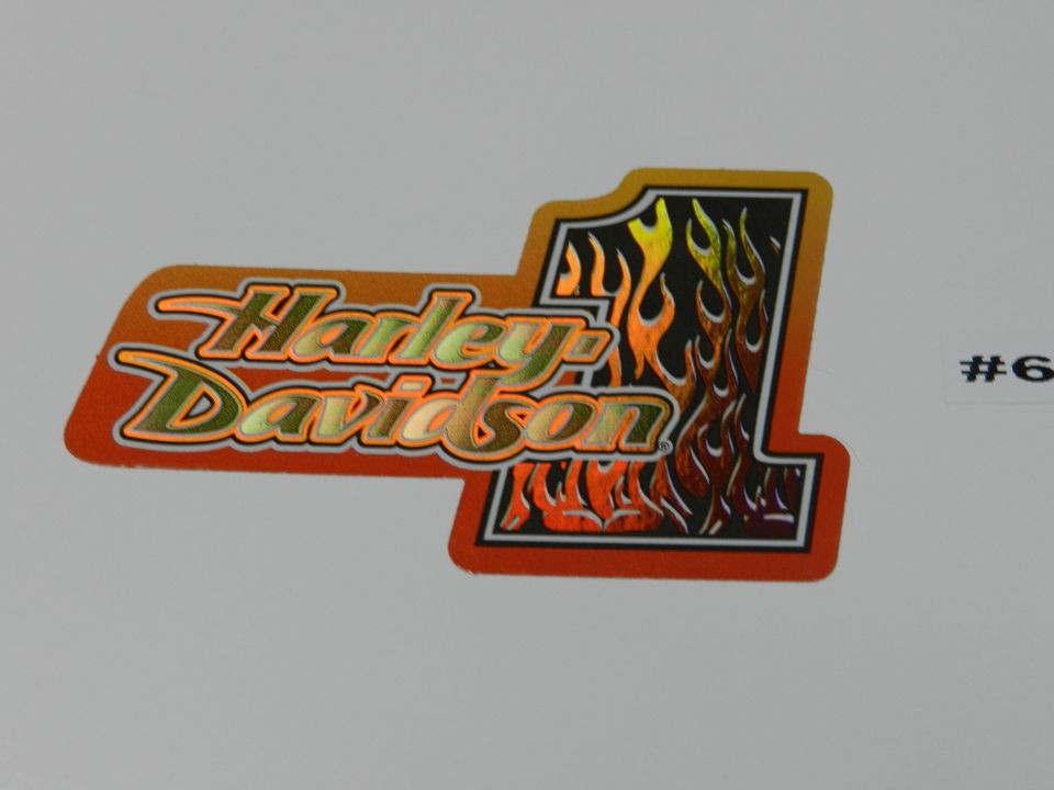 HARLEY DAVIDSON WINDOW DECAL(AS PICTURED)$2.95 SHIPPING ON 1st HARLEY 