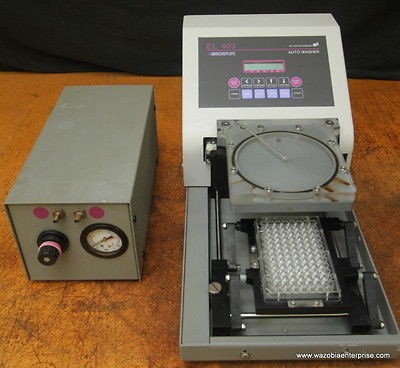 BIO TEK EL 403 EL403 MICROPLATE AUTO WASHER & PRESSURE DELIVERY MODULE 